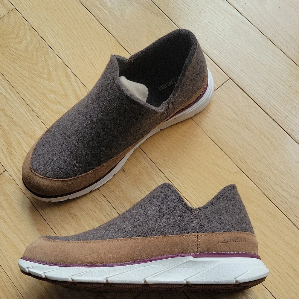 L.L. Bean Downeast Wool Slip ons